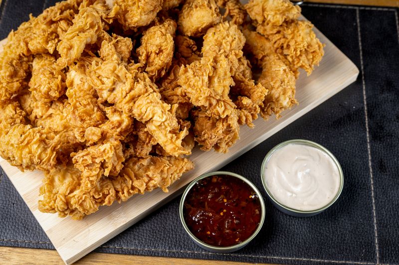 Classic chicken tender basket from Hangry Joe's